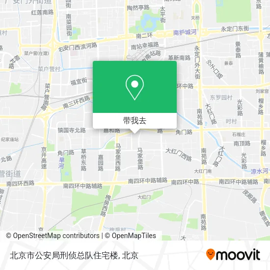 北京市公安局刑侦总队住宅楼地图