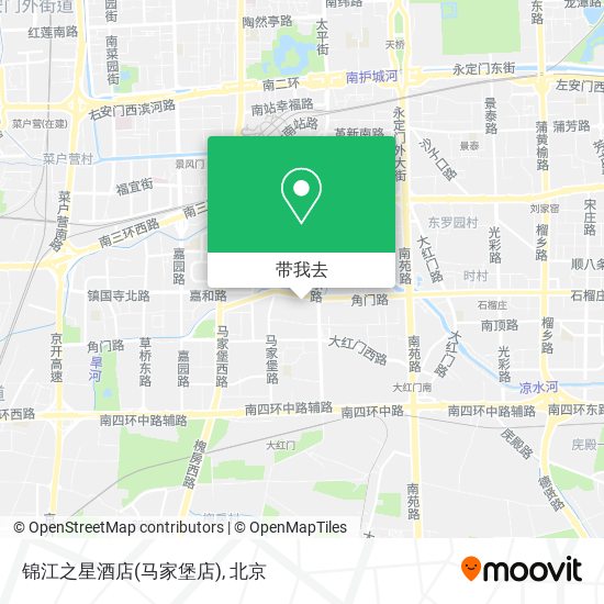 锦江之星酒店(马家堡店)地图