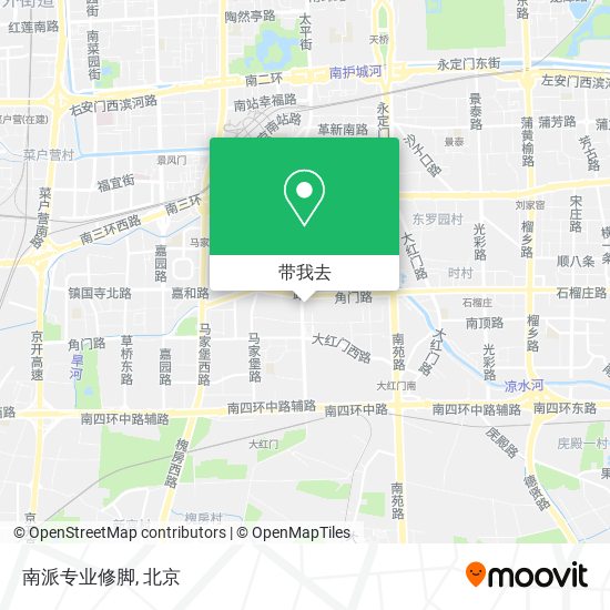 南派专业修脚地图