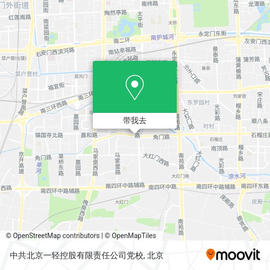 中共北京一轻控股有限责任公司党校地图