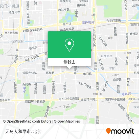 天马人和早市地图