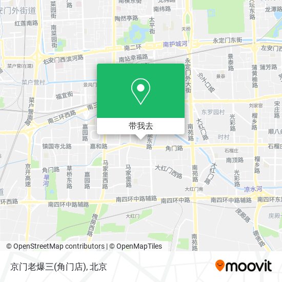 京门老爆三(角门店)地图