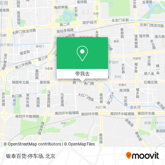 银泰百货-停车场地图