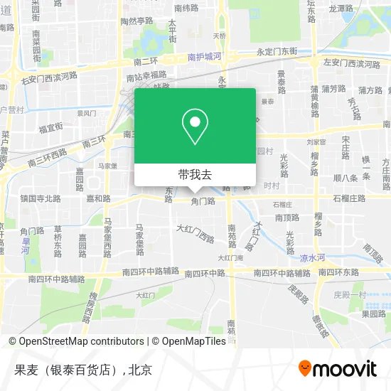 果麦（银泰百货店）地图