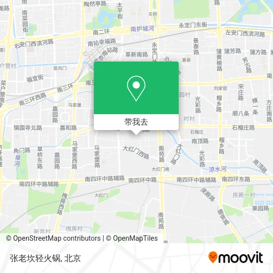 张老坎轻火锅地图