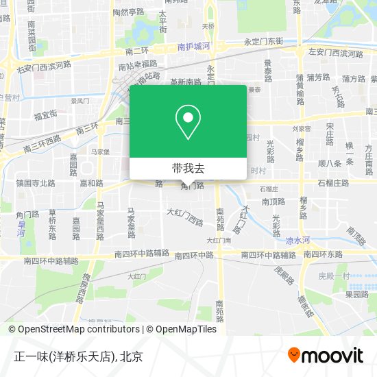 正一味(洋桥乐天店)地图