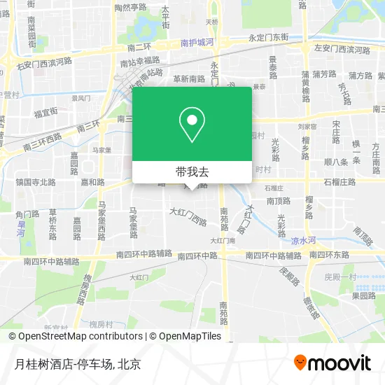 月桂树酒店-停车场地图