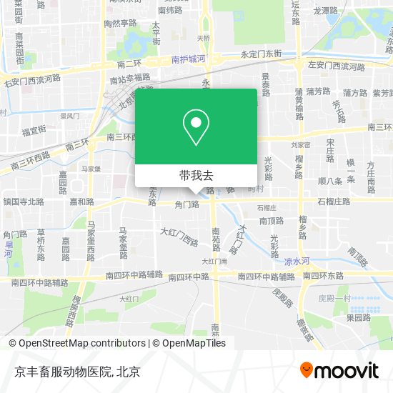 京丰畜服动物医院地图