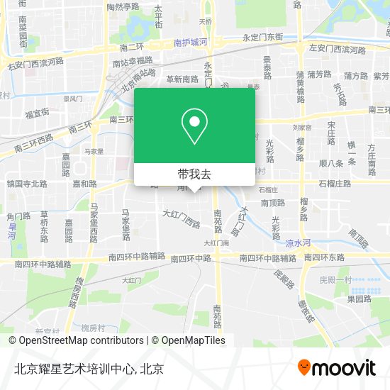 北京耀星艺术培训中心地图