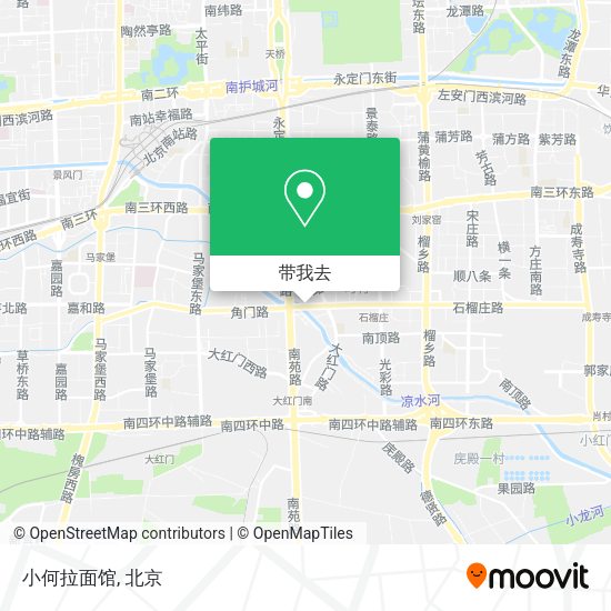 小何拉面馆地图