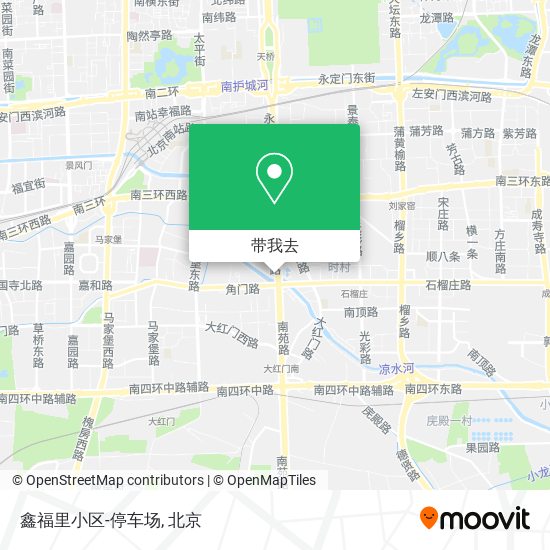 鑫福里小区-停车场地图