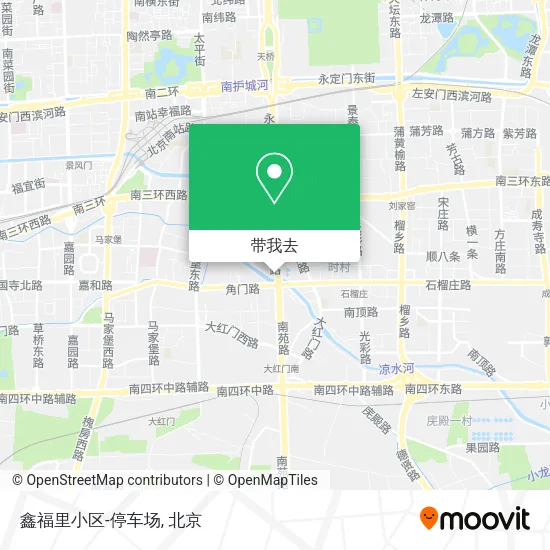 鑫福里小区-停车场地图