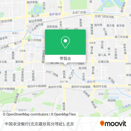 中国农业银行(北京建欣苑分理处)地图