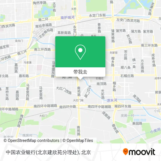 中国农业银行(北京建欣苑分理处)地图