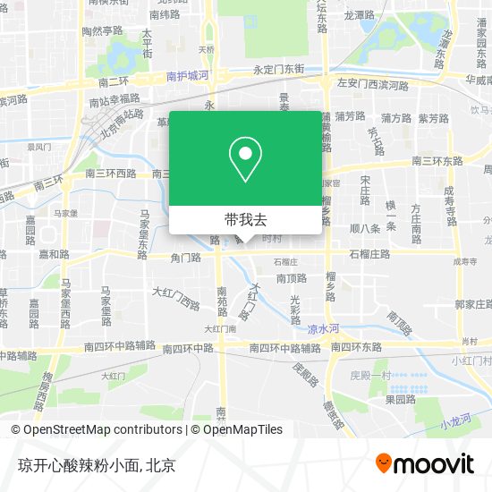 琼开心酸辣粉小面地图