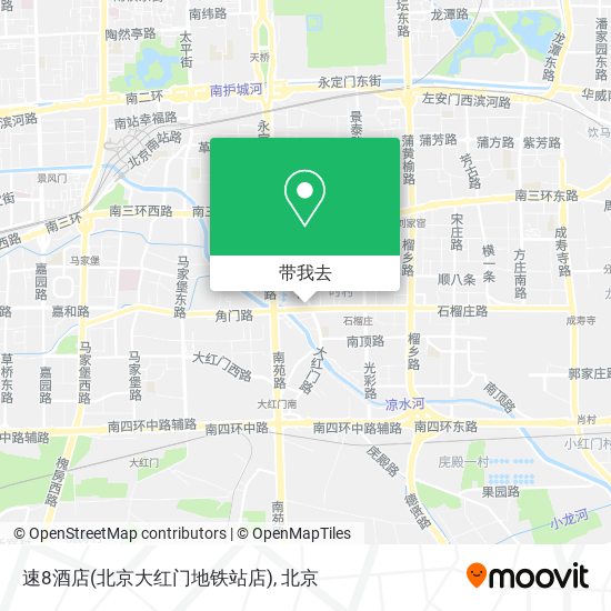 速8酒店(北京大红门地铁站店)地图