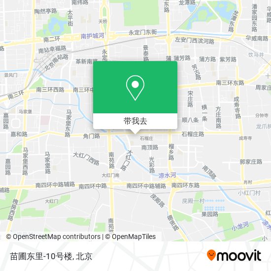 苗圃东里-10号楼地图