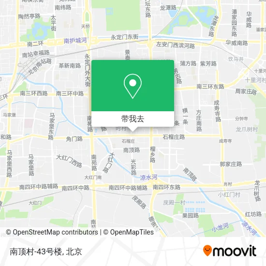 南顶村-43号楼地图