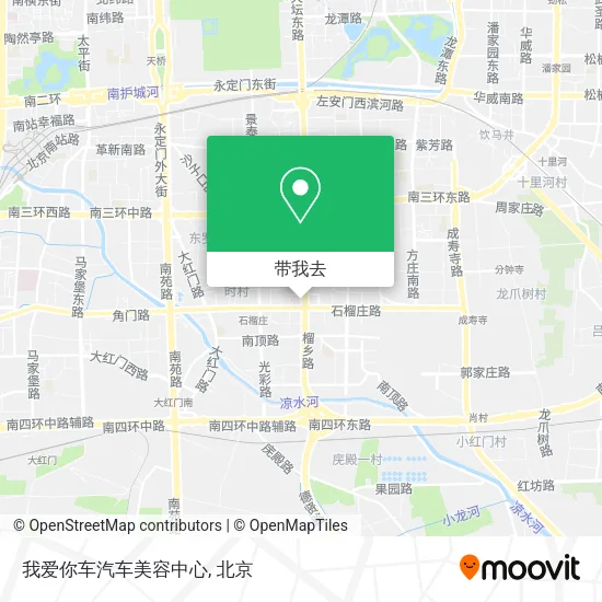 我爱你车汽车美容中心地图