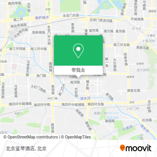 北京蓝琴酒店地图