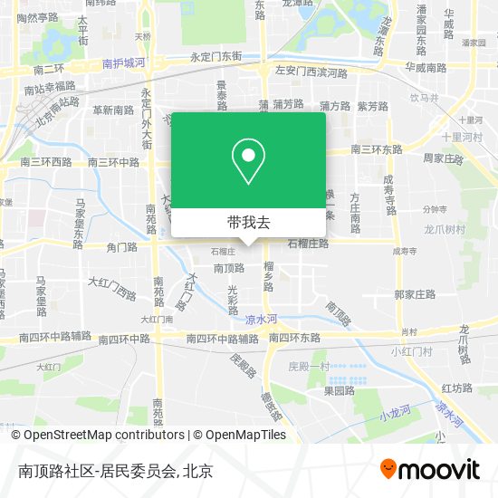 南顶路社区-居民委员会地图
