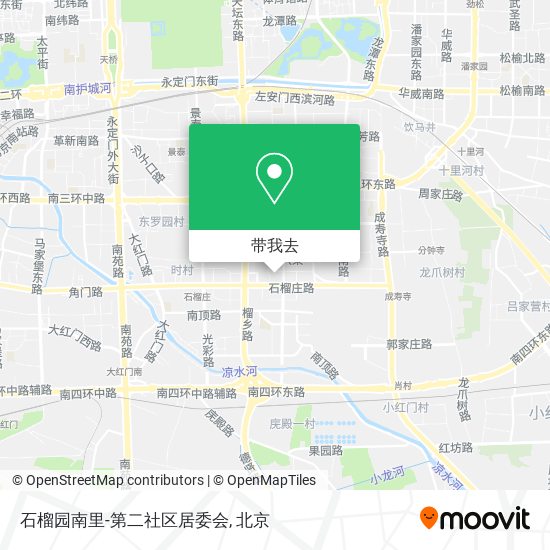 石榴园南里-第二社区居委会地图