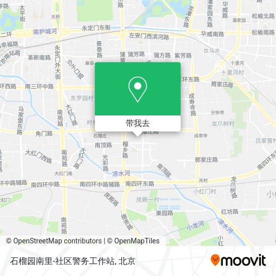 石榴园南里-社区警务工作站地图
