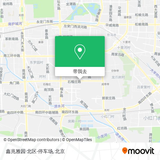 鑫兆雅园·北区-停车场地图