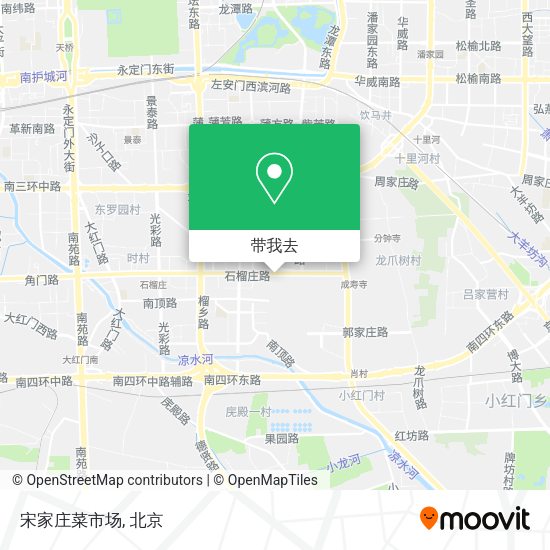 宋家庄菜市场地图