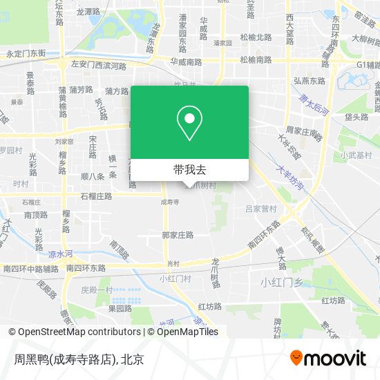 周黑鸭(成寿寺路店)地图
