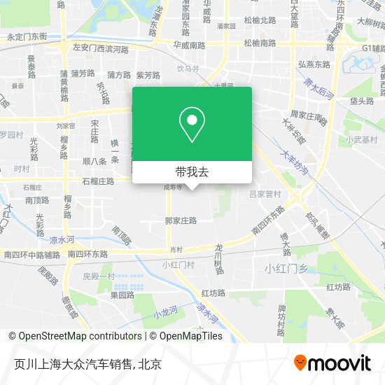 页川上海大众汽车销售地图