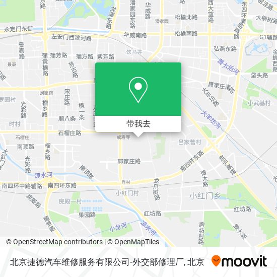 北京捷德汽车维修服务有限公司-外交部修理厂地图