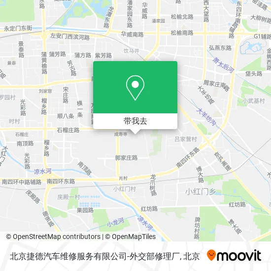 北京捷德汽车维修服务有限公司-外交部修理厂地图