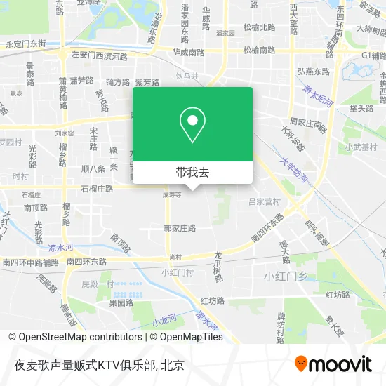 夜麦歌声量贩式KTV俱乐部地图