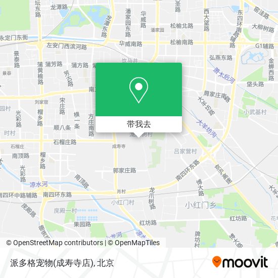 派多格宠物(成寿寺店)地图