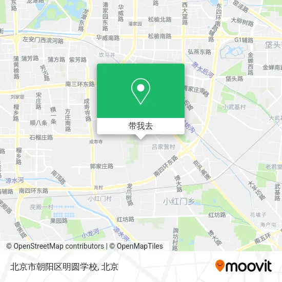 北京市朝阳区明圆学校地图