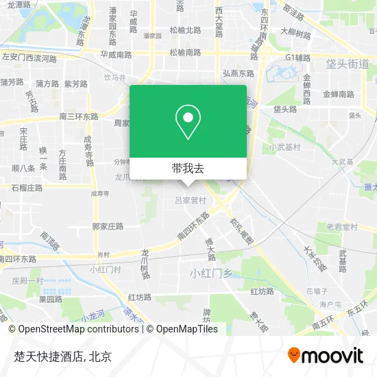 楚天快捷酒店地图