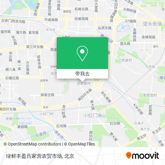 绿鲜丰盈吕家营农贸市场地图