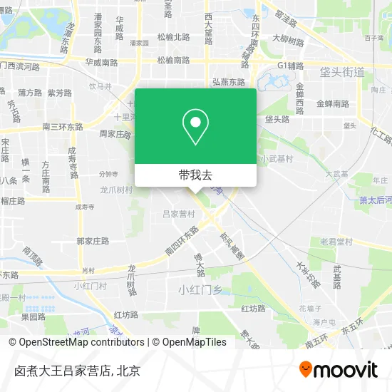 卤煮大王吕家营店地图