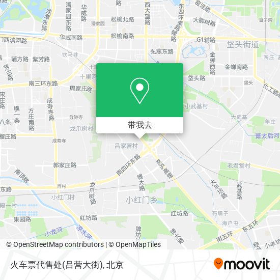 火车票代售处(吕营大街)地图