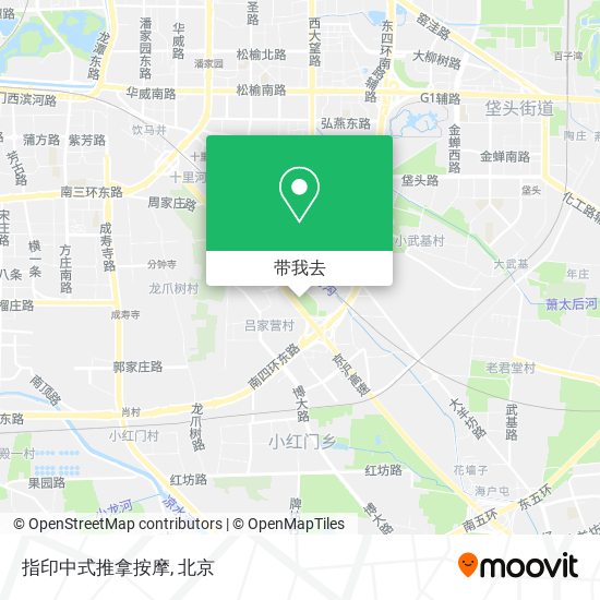 指印中式推拿按摩地图