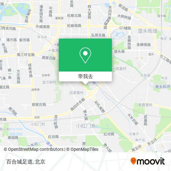 百合城足道地图