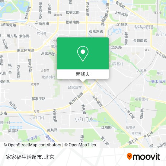 家家福生活超市地图