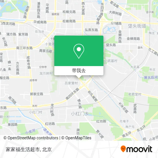 家家福生活超市地图