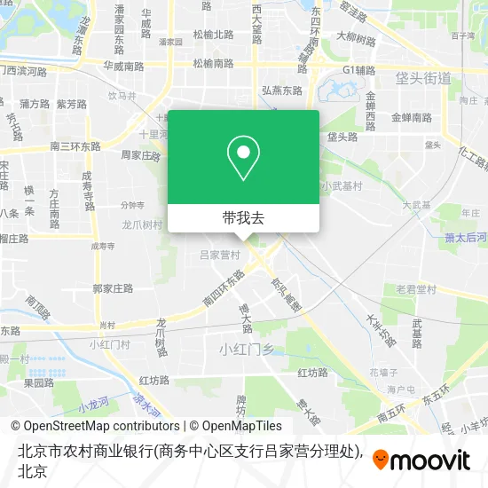 北京市农村商业银行(商务中心区支行吕家营分理处)地图