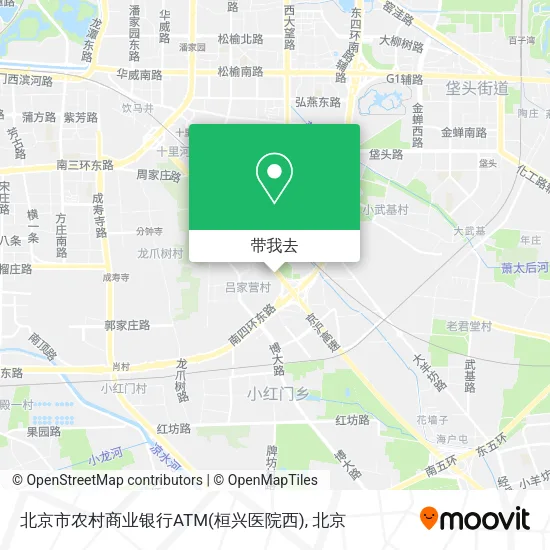 北京市农村商业银行ATM(桓兴医院西)地图