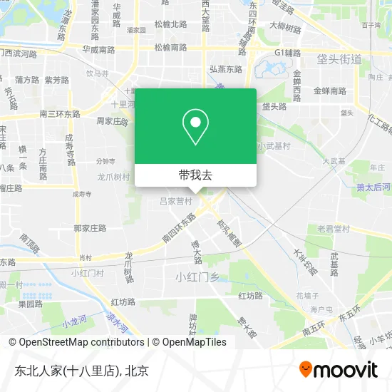 东北人家(十八里店)地图