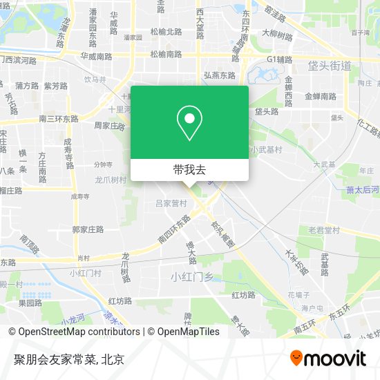 聚朋会友家常菜地图
