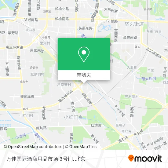 万佳国际酒店用品市场-3号门地图