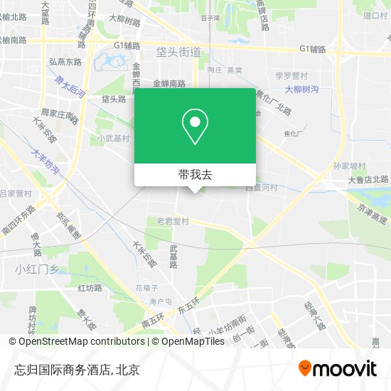 忘归国际商务酒店地图